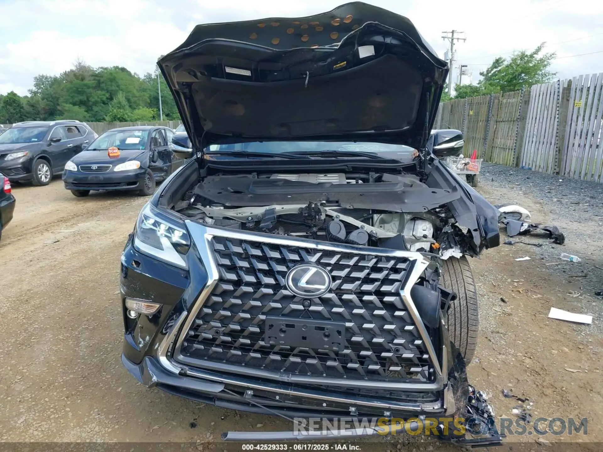 13 Photograph of a damaged car JTJGM7BX1N5321302 LEXUS GX 460 2022