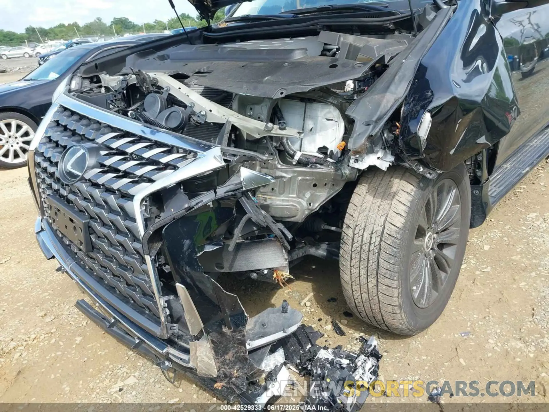 6 Photograph of a damaged car JTJGM7BX1N5321302 LEXUS GX 460 2022