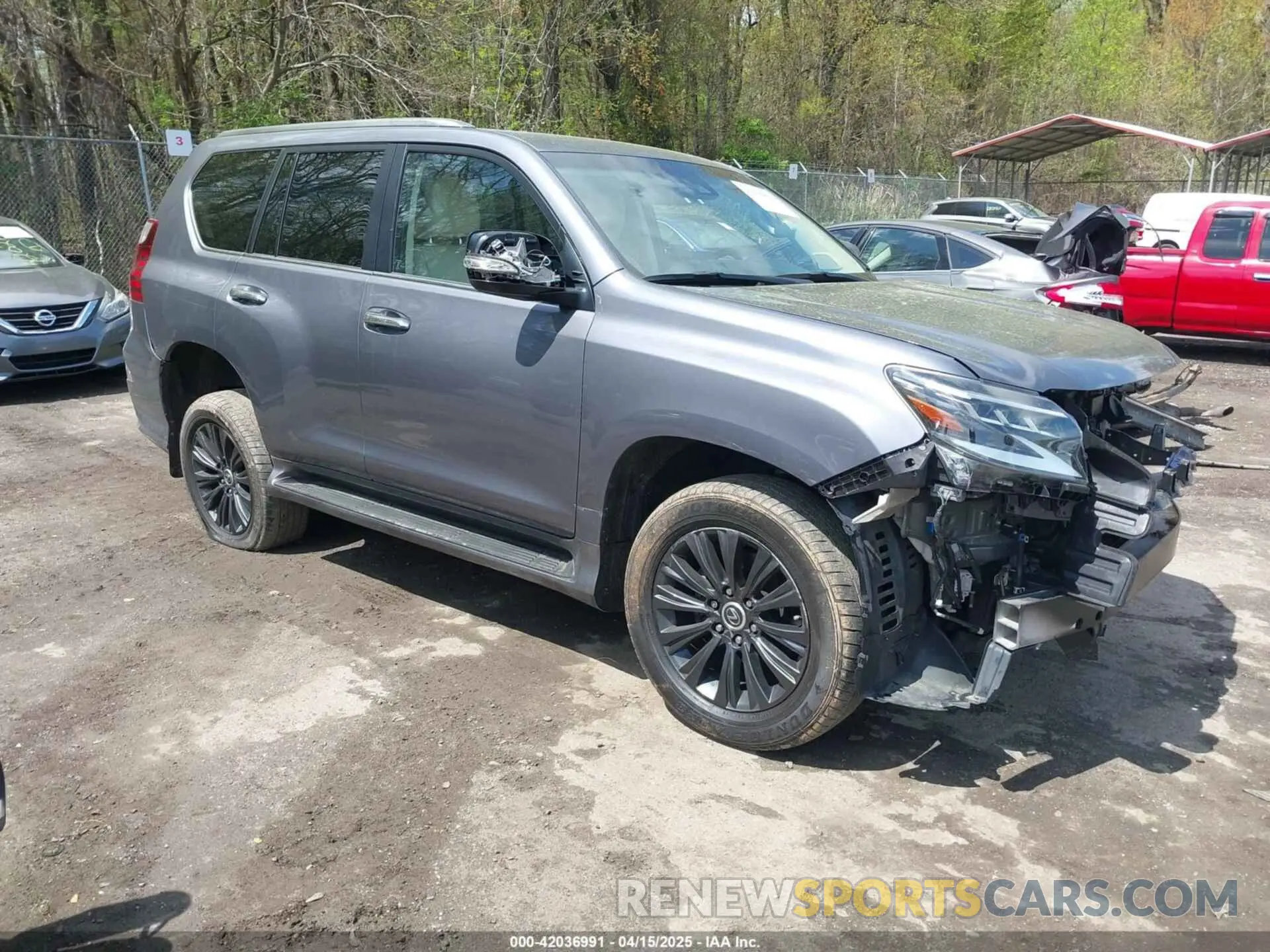 1 Photograph of a damaged car JTJGM7BX5N5309119 LEXUS GX 460 2022