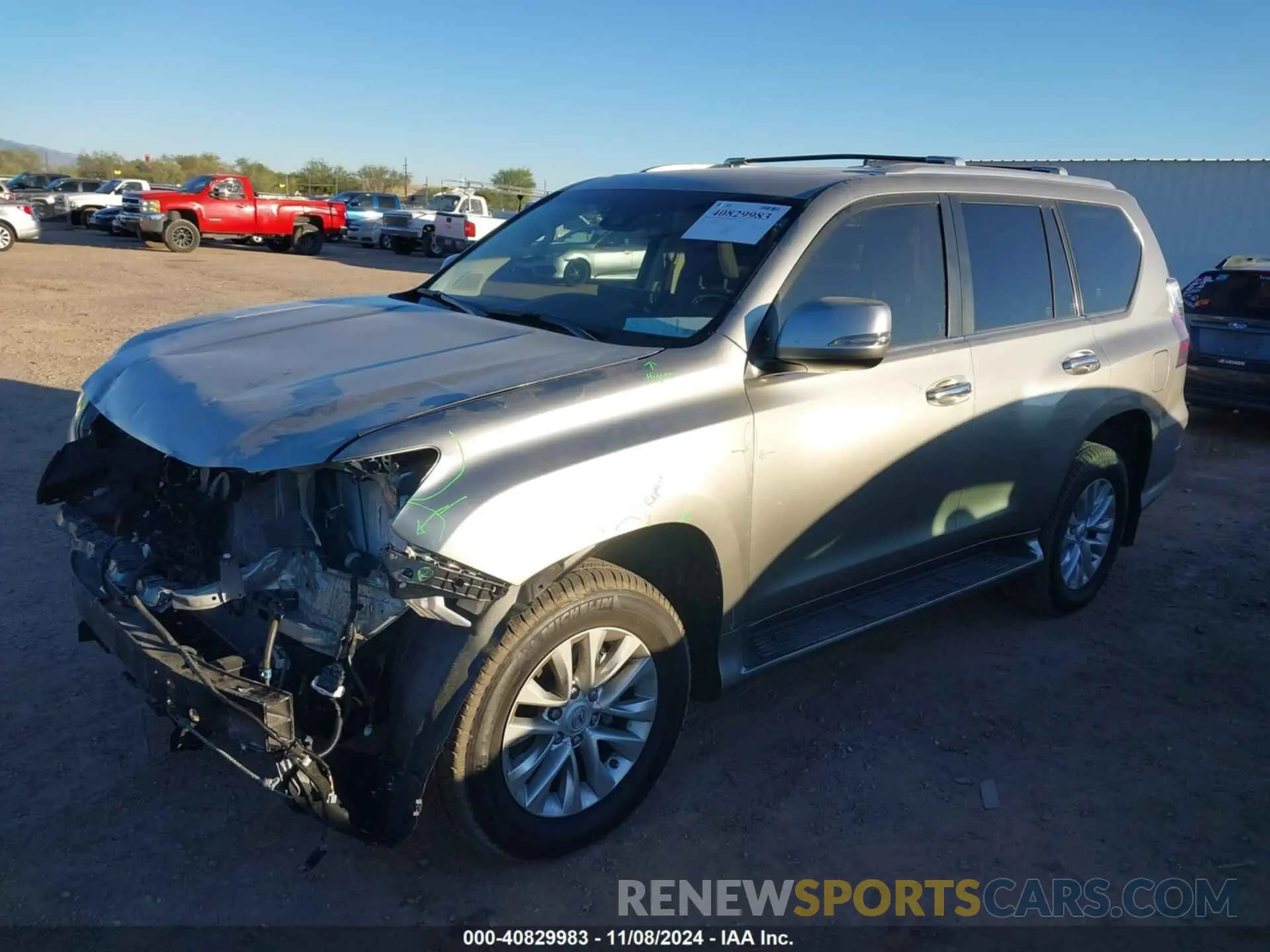 2 Photograph of a damaged car JTJAM7BX2P5376883 LEXUS GX 460 2023