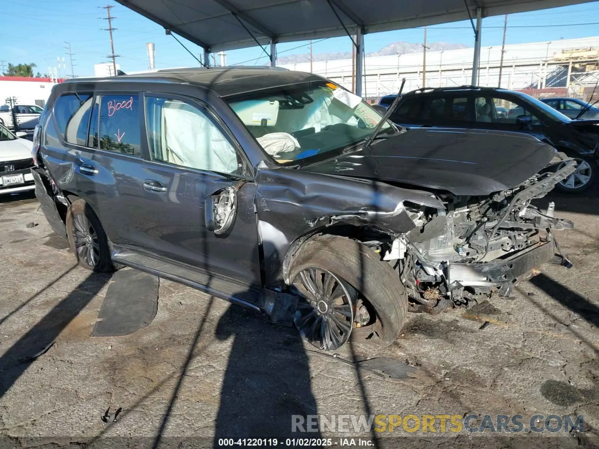 1 Photograph of a damaged car JTJAM7BX7P5349288 LEXUS GX 460 2023