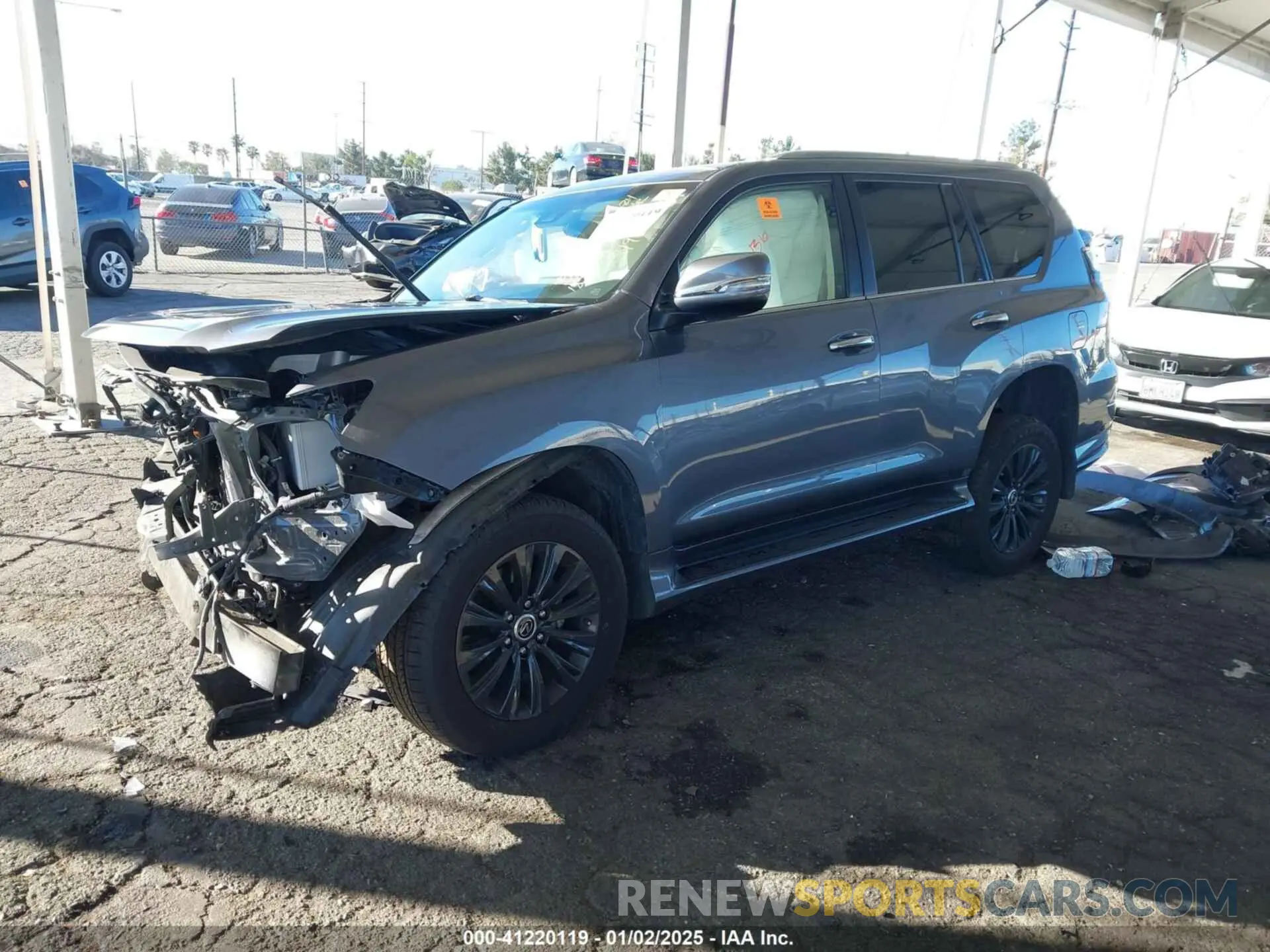 2 Photograph of a damaged car JTJAM7BX7P5349288 LEXUS GX 460 2023