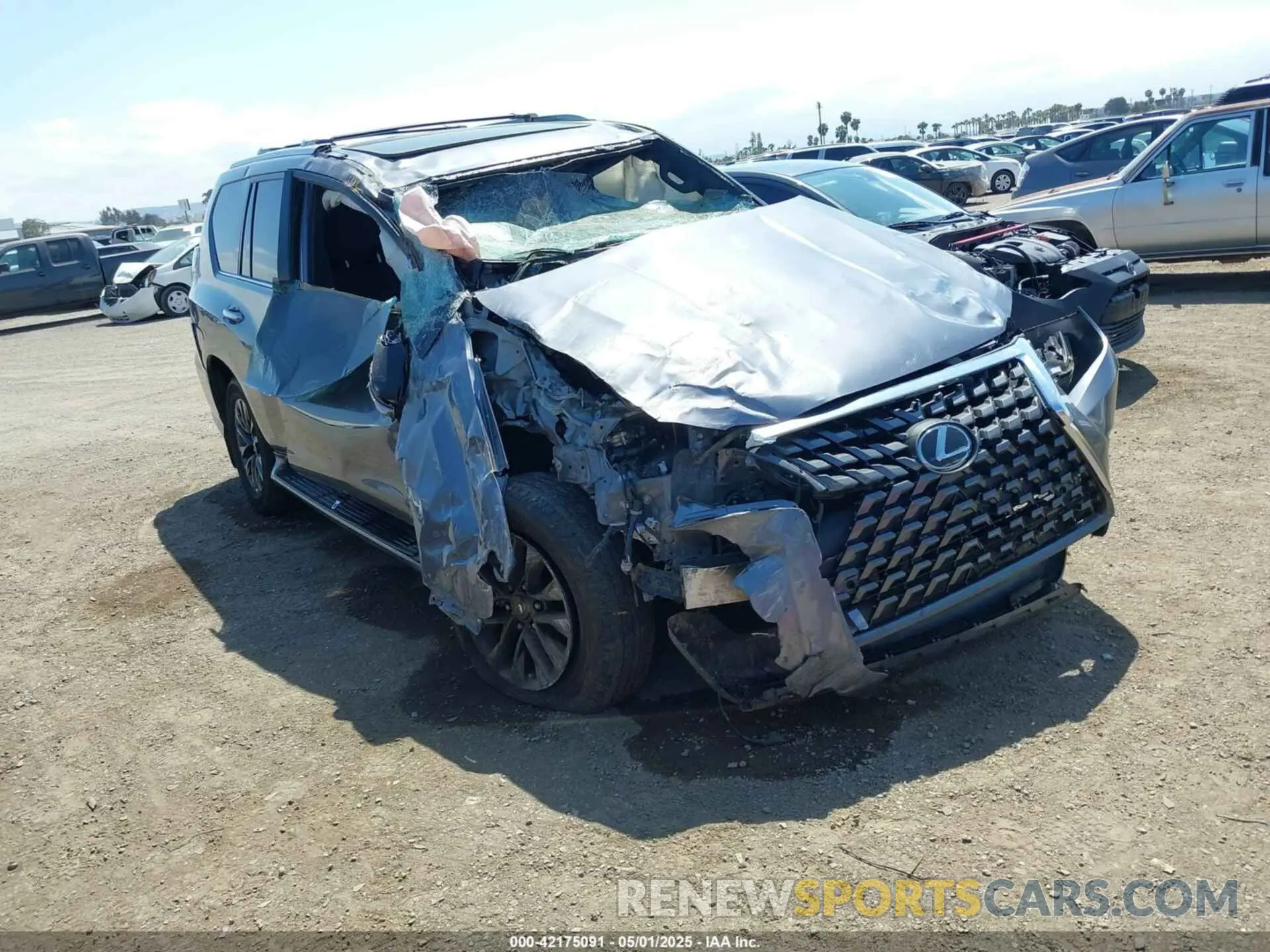1 Photograph of a damaged car JTJAM7BX7P5362266 LEXUS GX 460 2023