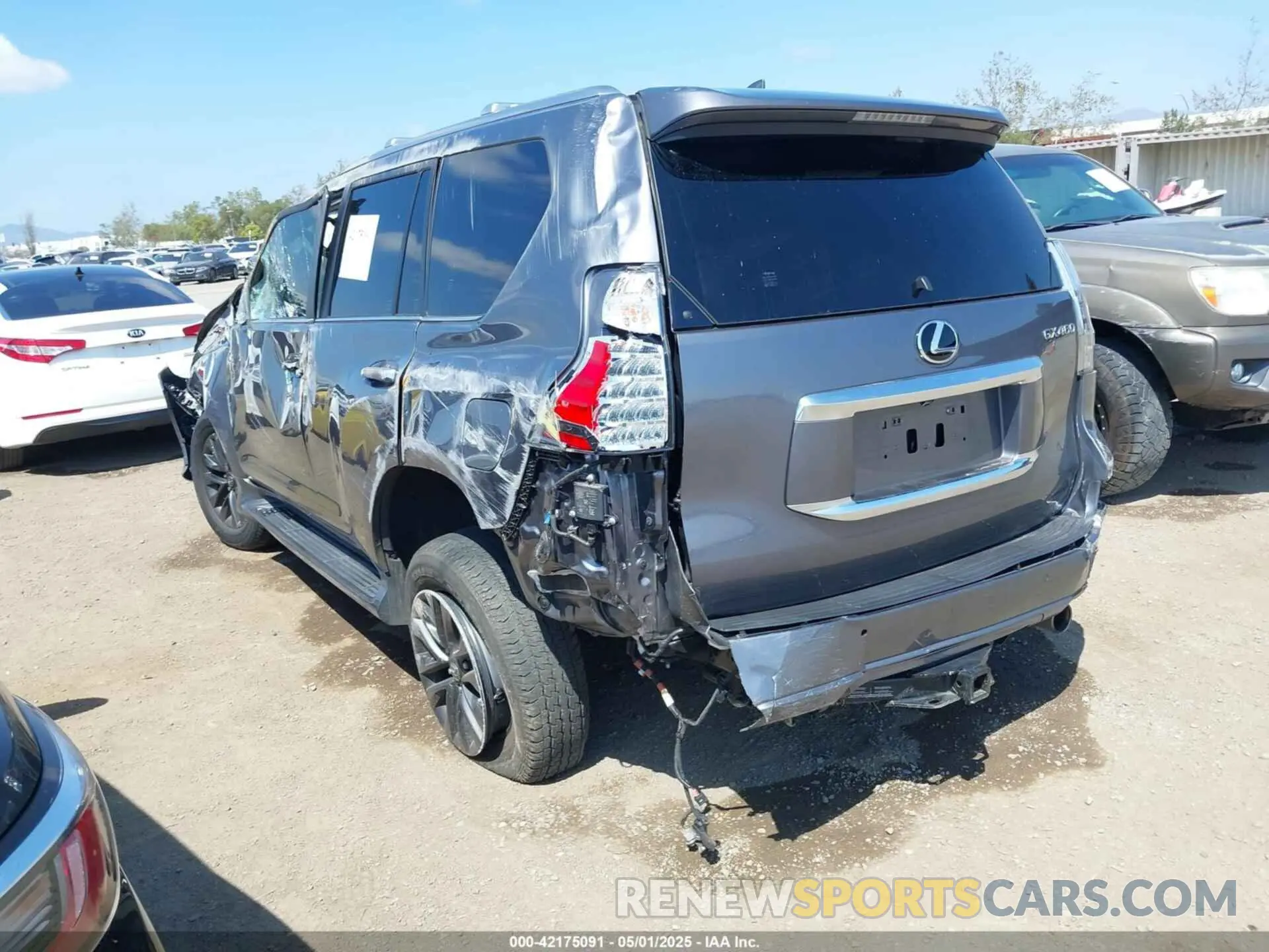 3 Photograph of a damaged car JTJAM7BX7P5362266 LEXUS GX 460 2023