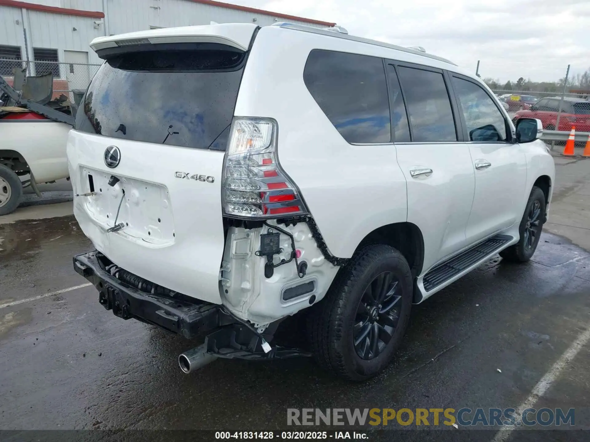 4 Photograph of a damaged car JTJAM7BX9P5353956 LEXUS GX 460 2023