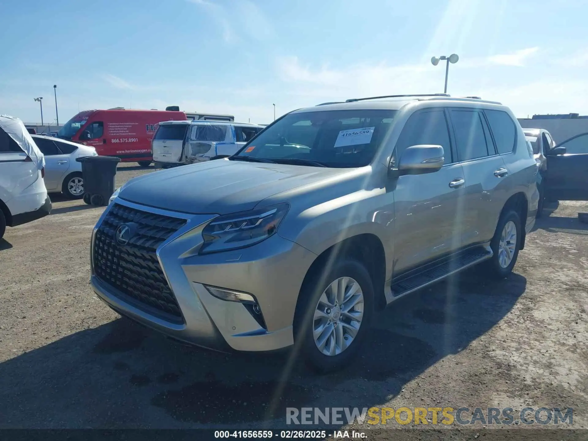 2 Photograph of a damaged car JTJAM7BX9P5358476 LEXUS GX 460 2023