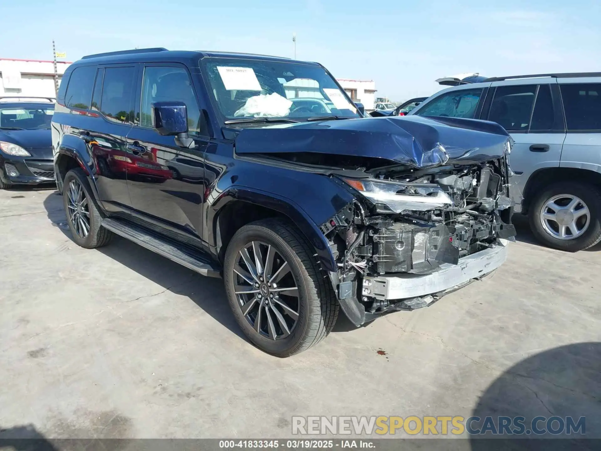 1 Photograph of a damaged car JTJVBCDX7R5009977 LEXUS GX 550 2024