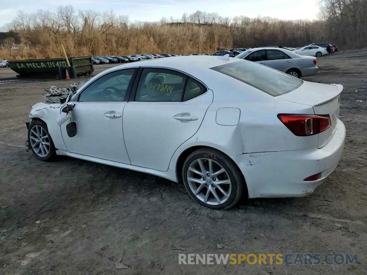 2 Photograph of a damaged car JTHCF5C2XC5060329 LEXUS IS 2012