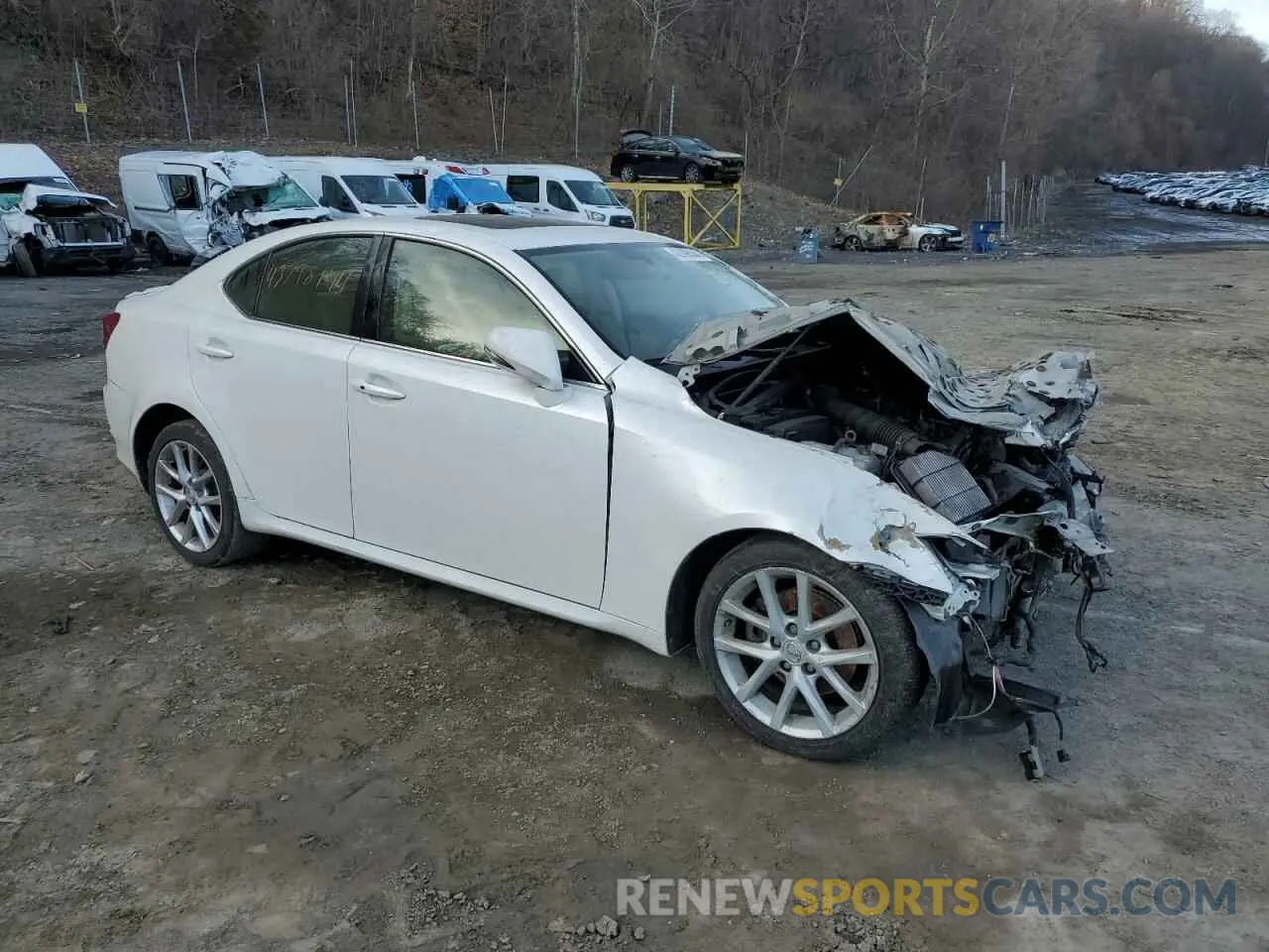 4 Photograph of a damaged car JTHCF5C2XC5060329 LEXUS IS 2012
