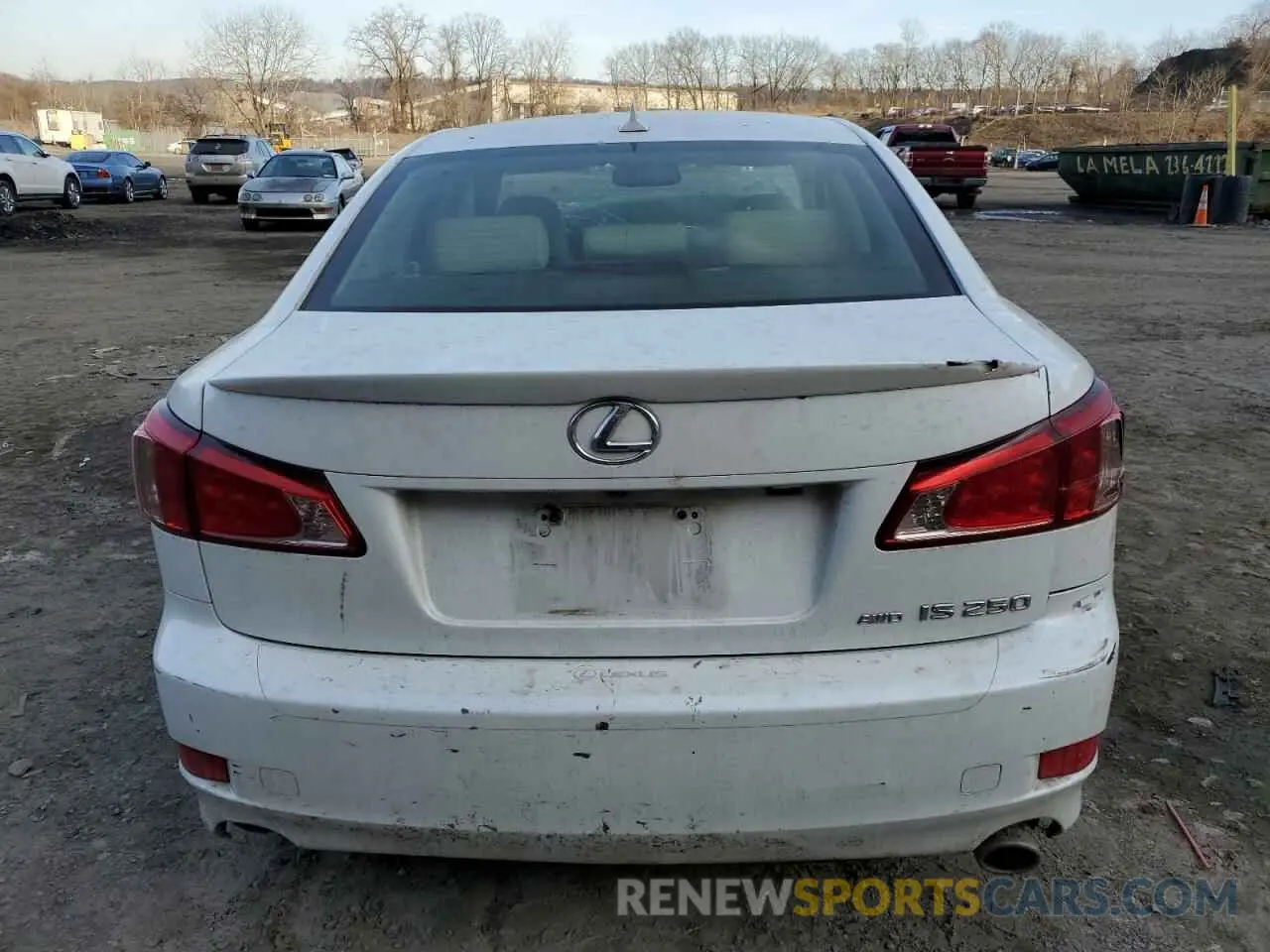 6 Photograph of a damaged car JTHCF5C2XC5060329 LEXUS IS 2012
