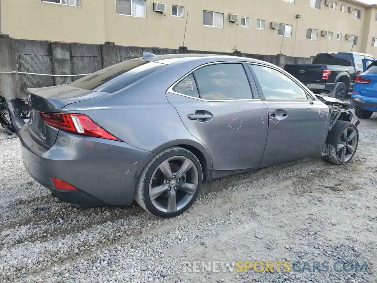 3 Photograph of a damaged car JTHBE1D24E5004069 LEXUS IS 2014
