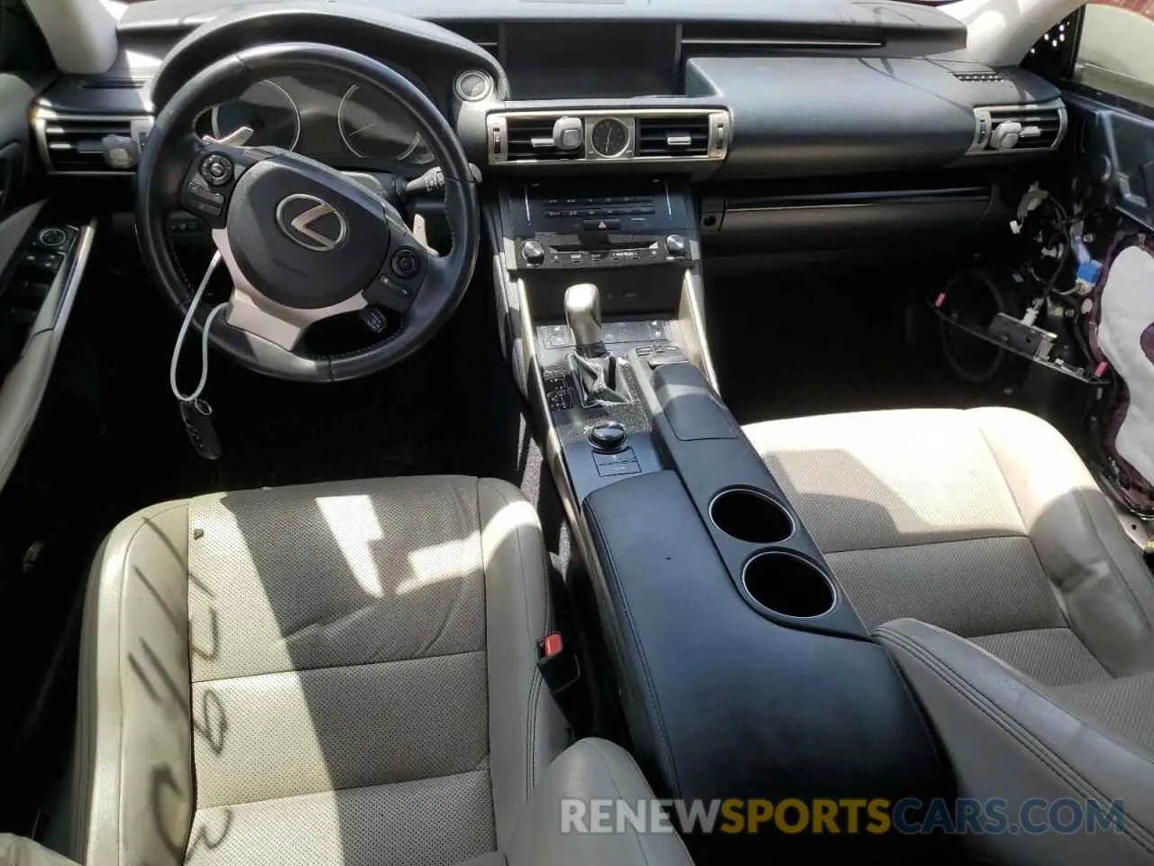 8 Photograph of a damaged car JTHBE1D24E5004069 LEXUS IS 2014