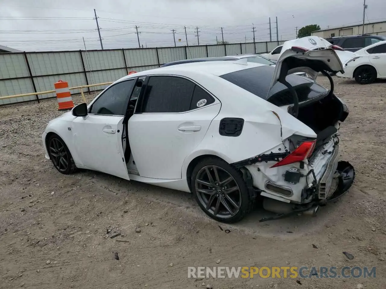 2 Photograph of a damaged car JTHBF1D20F5058211 LEXUS IS 2015
