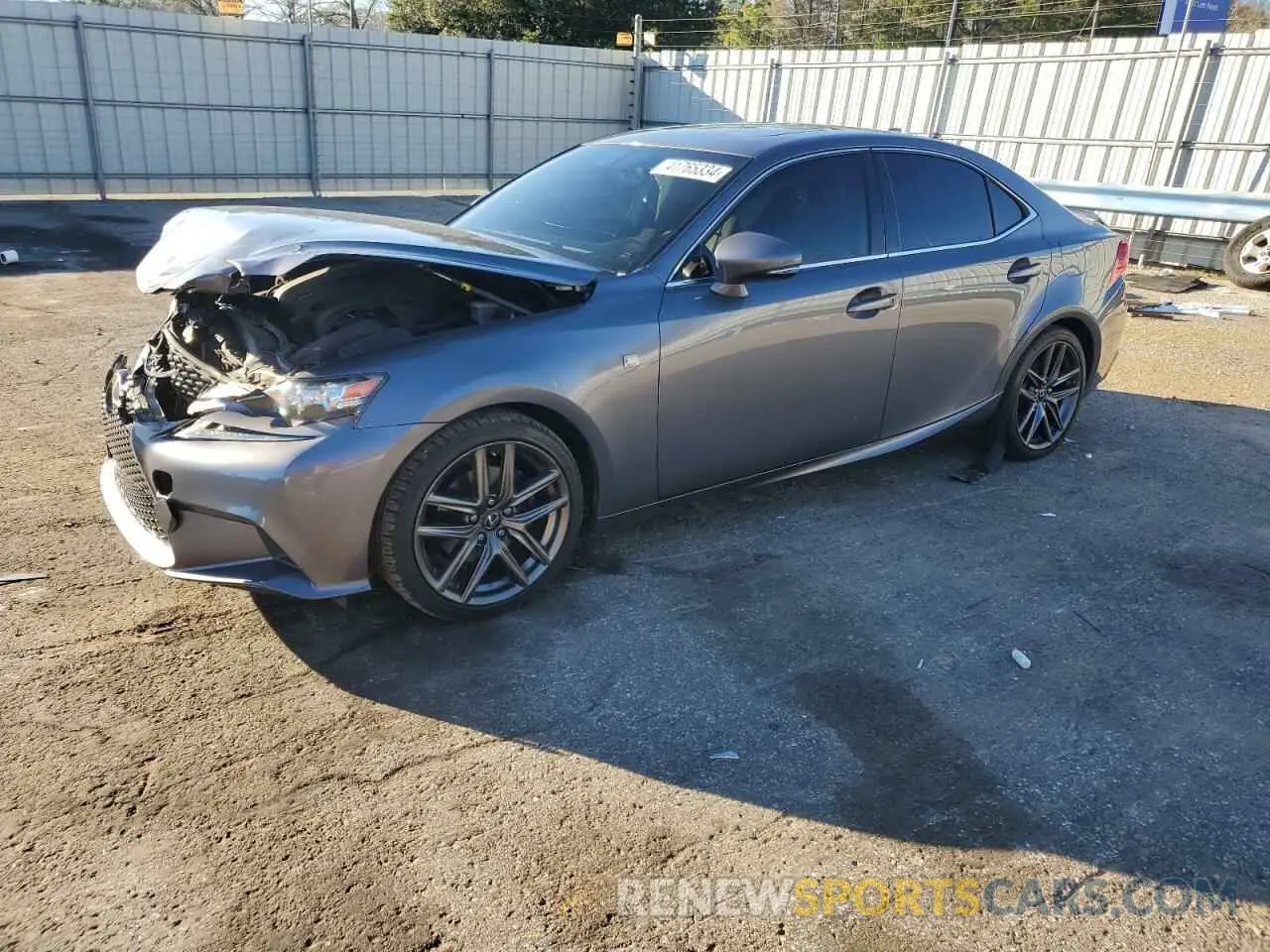 1 Photograph of a damaged car JTHBF1D24F5059474 LEXUS IS 2015