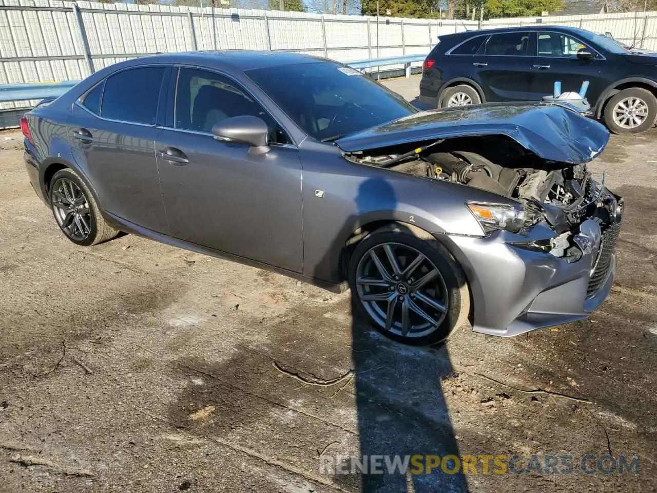 4 Photograph of a damaged car JTHBF1D24F5059474 LEXUS IS 2015