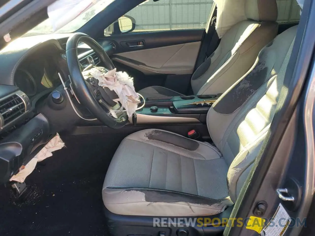 7 Photograph of a damaged car JTHBF1D24F5059474 LEXUS IS 2015