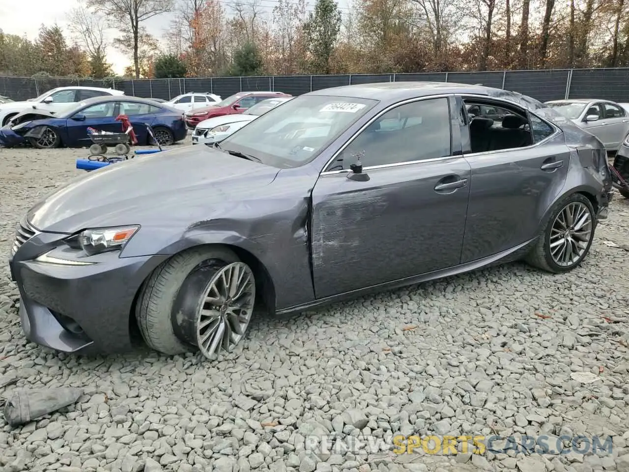 1 Photograph of a damaged car JTHCF1D26F5029011 LEXUS IS 2015