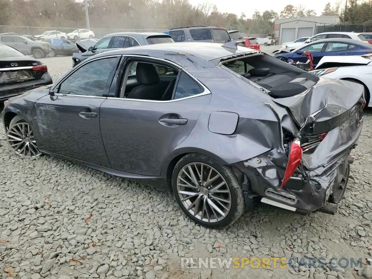 2 Photograph of a damaged car JTHCF1D26F5029011 LEXUS IS 2015