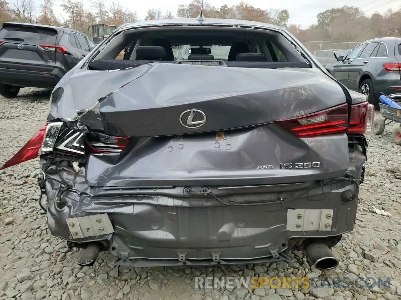 6 Photograph of a damaged car JTHCF1D26F5029011 LEXUS IS 2015
