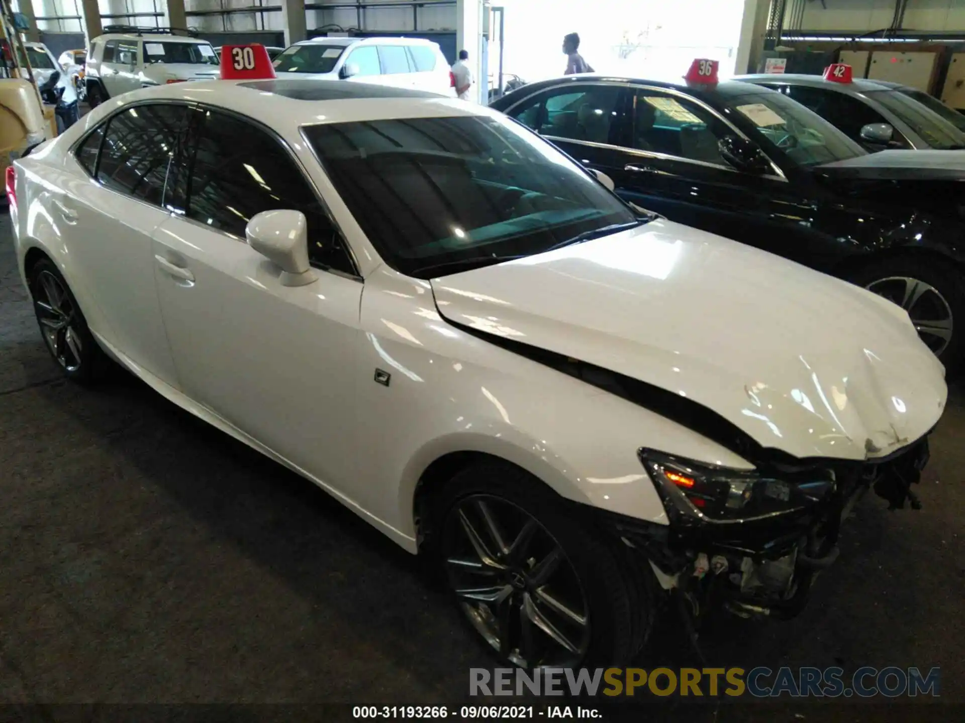 1 Photograph of a damaged car 000BA1D2XK5094061 LEXUS IS 2019