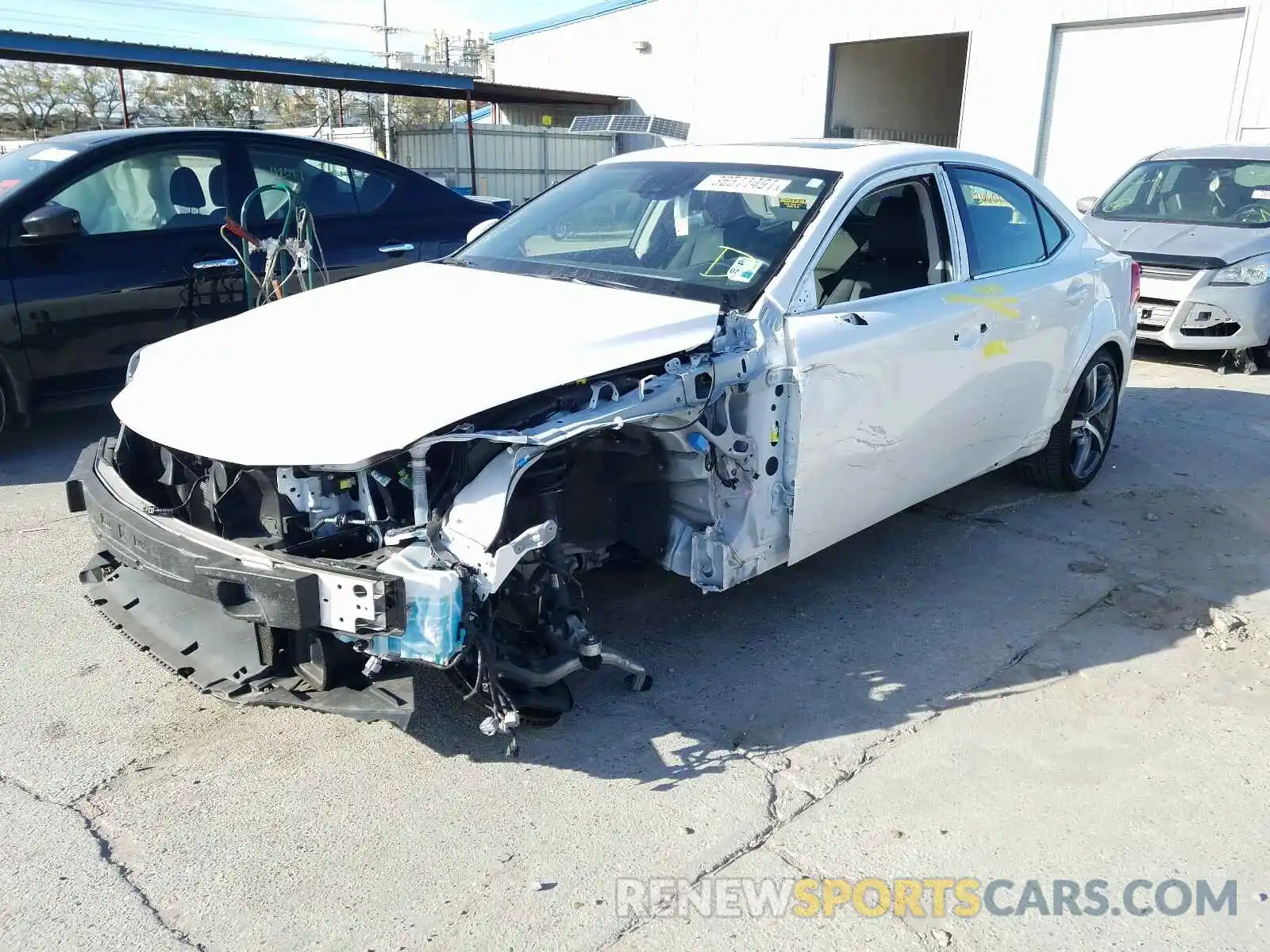 2 Photograph of a damaged car JTHBA1D20K5084249 LEXUS IS 2019