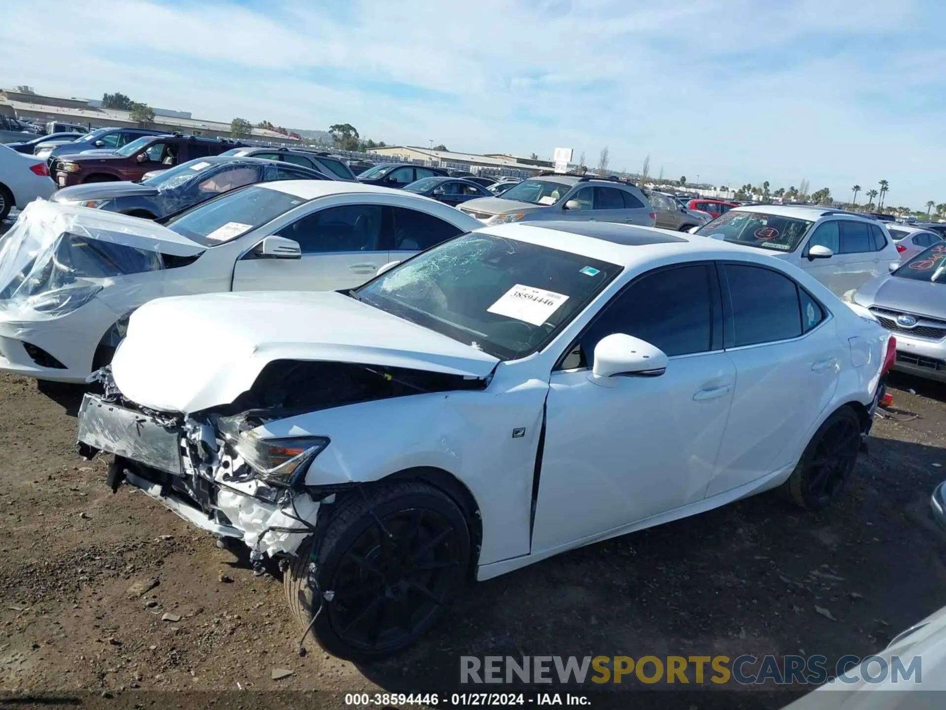 15 Photograph of a damaged car JTHBA1D20K5084851 LEXUS IS 2019