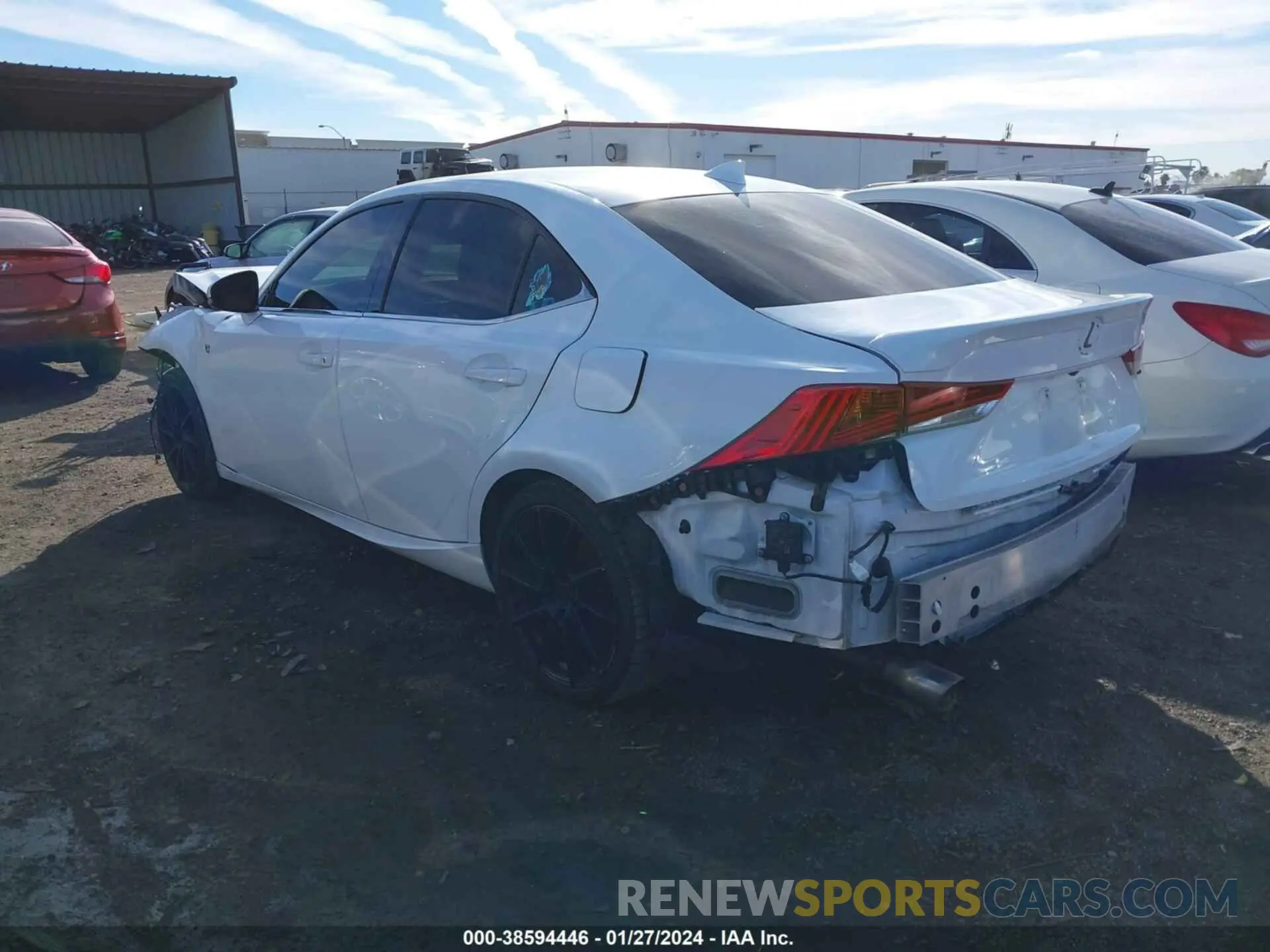 3 Photograph of a damaged car JTHBA1D20K5084851 LEXUS IS 2019