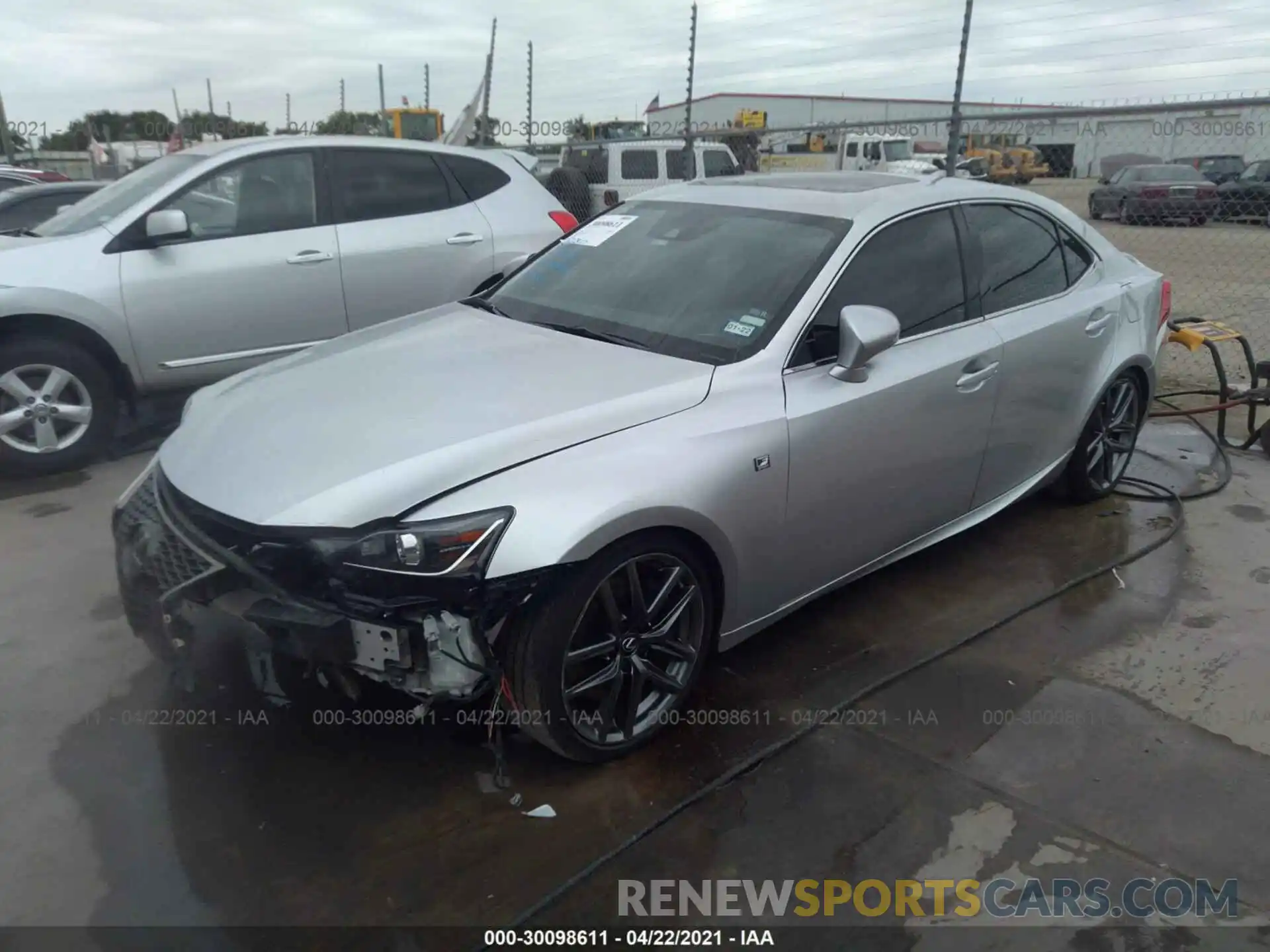 2 Photograph of a damaged car JTHBA1D20K5085367 LEXUS IS 2019