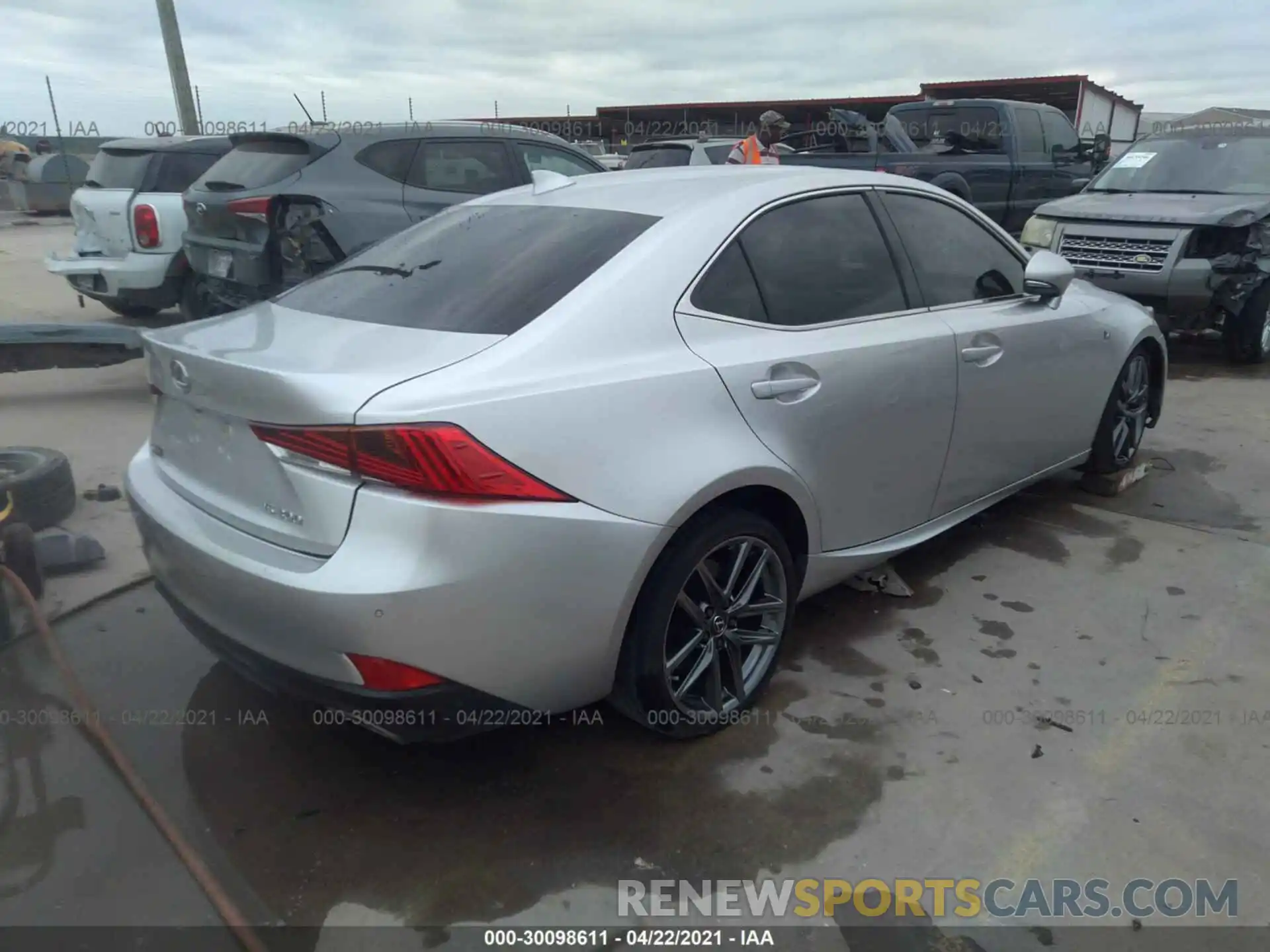 4 Photograph of a damaged car JTHBA1D20K5085367 LEXUS IS 2019