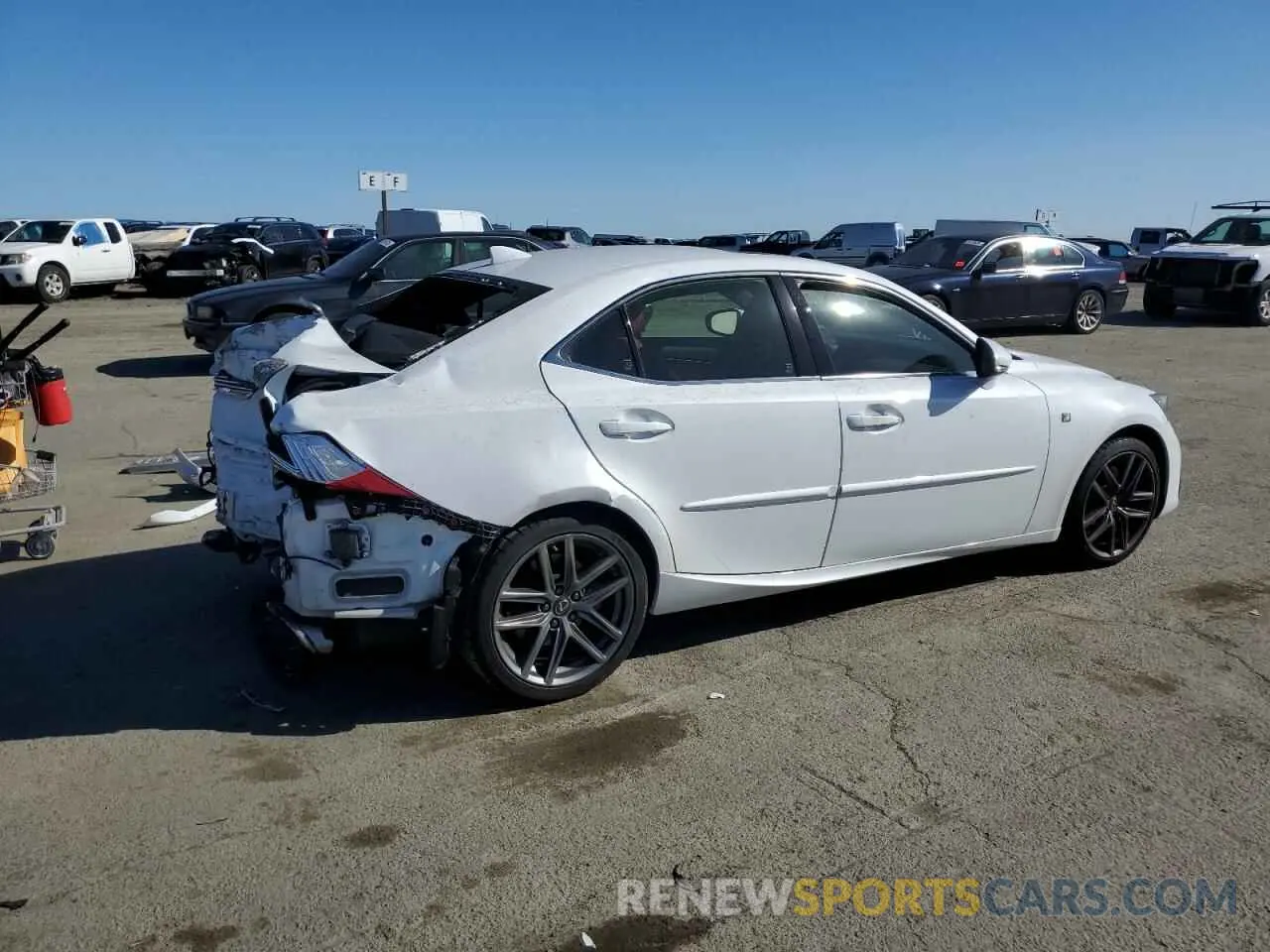 3 Photograph of a damaged car JTHBA1D20K5085806 LEXUS IS 2019