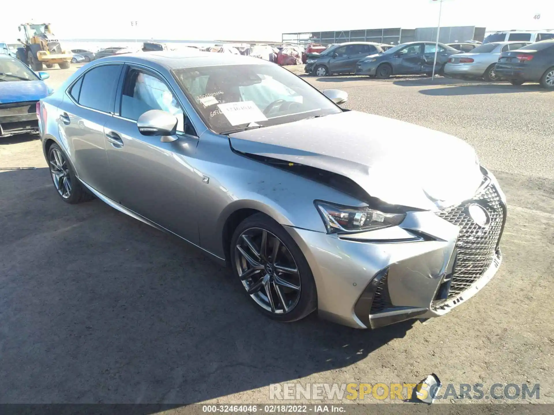 1 Photograph of a damaged car JTHBA1D20K5086096 LEXUS IS 2019