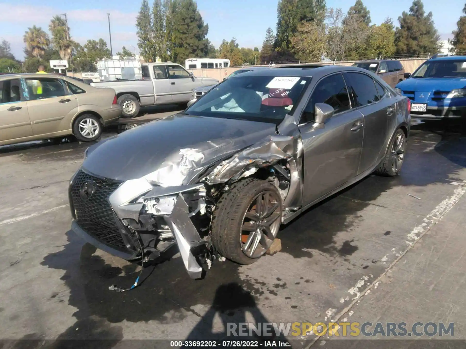 2 Photograph of a damaged car JTHBA1D20K5087393 LEXUS IS 2019