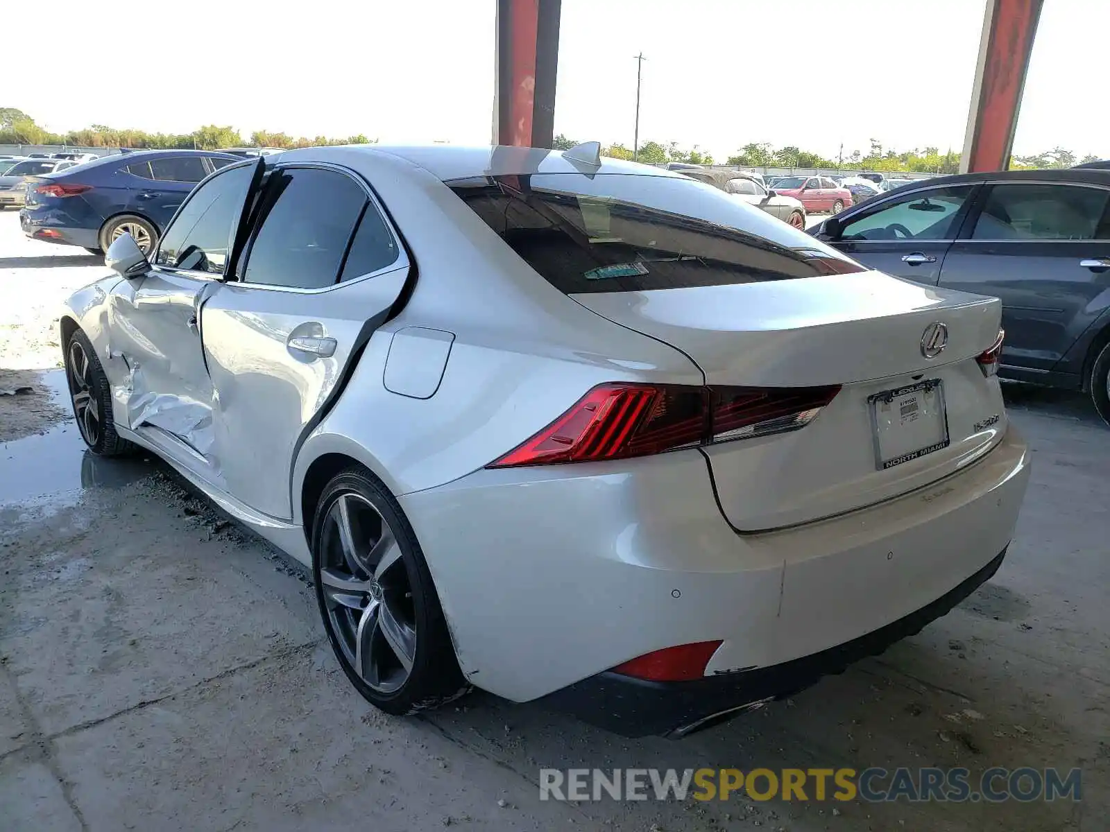 3 Photograph of a damaged car JTHBA1D20K5088284 LEXUS IS 2019