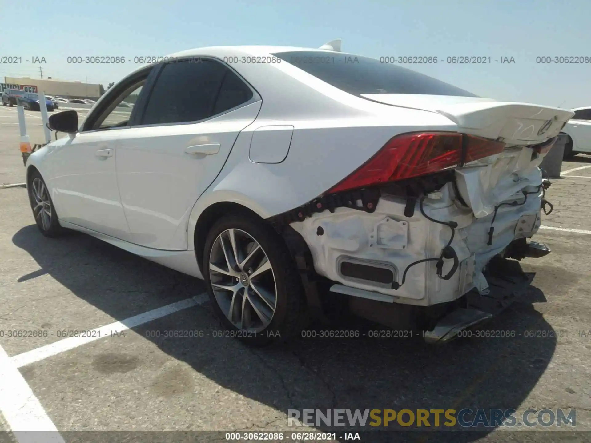 3 Photograph of a damaged car JTHBA1D20K5089418 LEXUS IS 2019