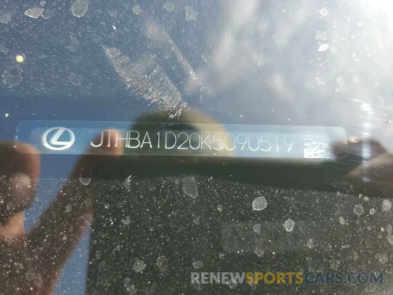 12 Photograph of a damaged car JTHBA1D20K5090519 LEXUS IS 2019