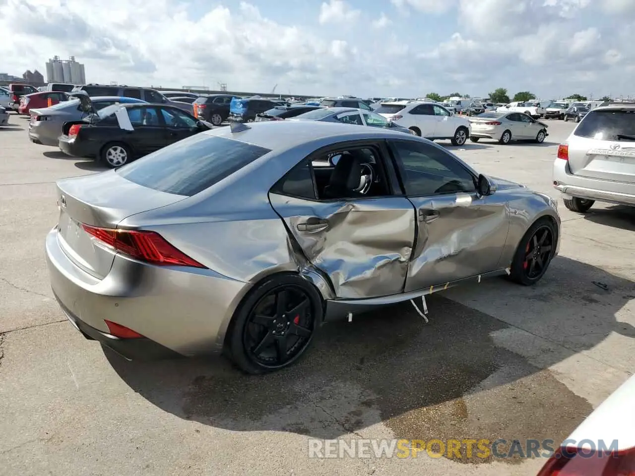 3 Photograph of a damaged car JTHBA1D20K5090519 LEXUS IS 2019