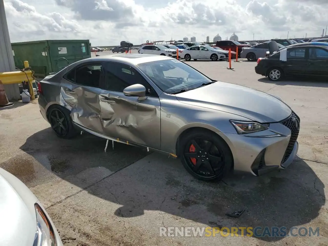 4 Photograph of a damaged car JTHBA1D20K5090519 LEXUS IS 2019