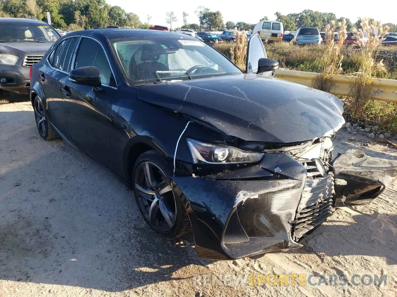 1 Photograph of a damaged car JTHBA1D20K5092108 LEXUS IS 2019