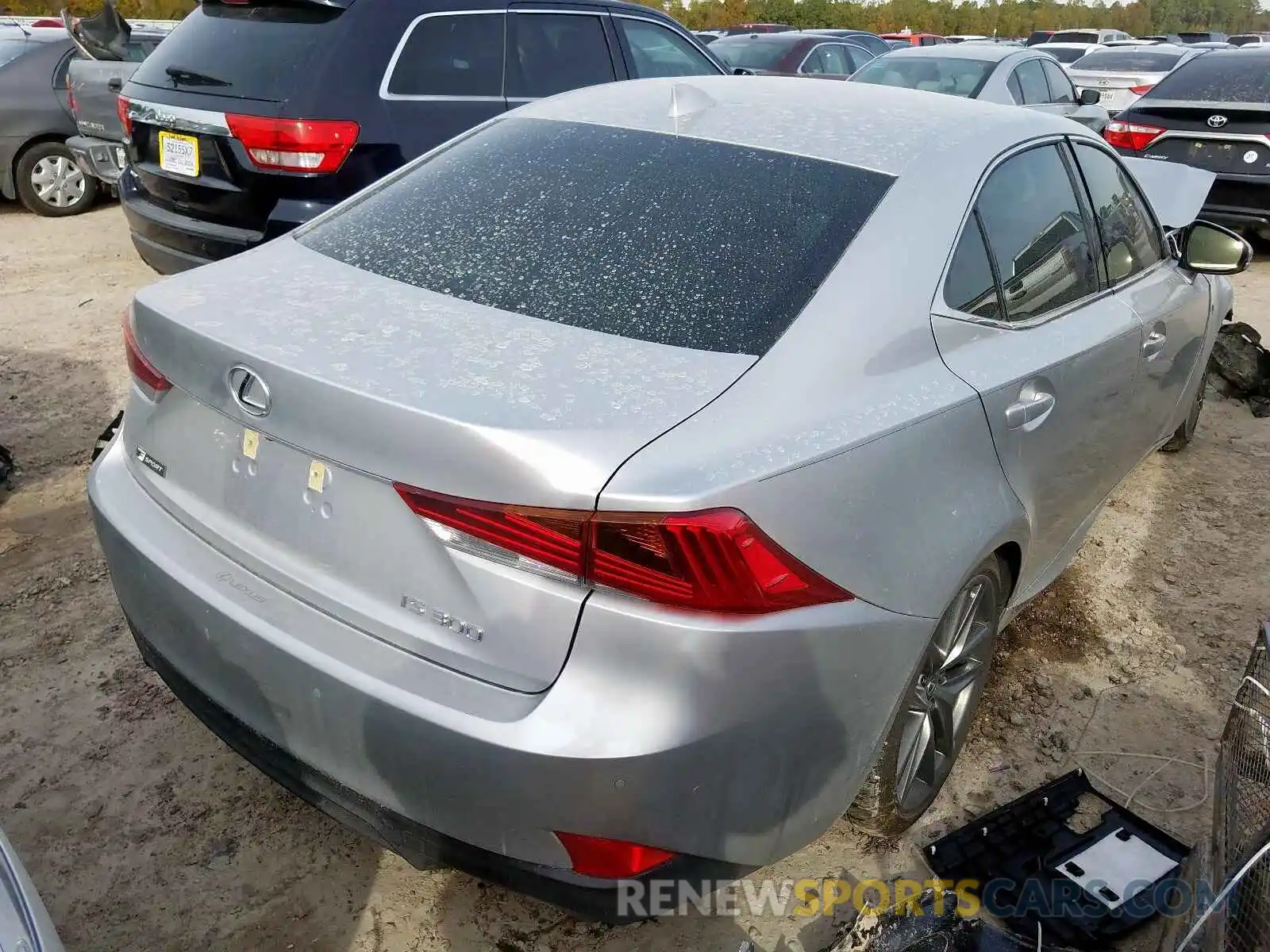 4 Photograph of a damaged car JTHBA1D20K5092593 LEXUS IS 2019