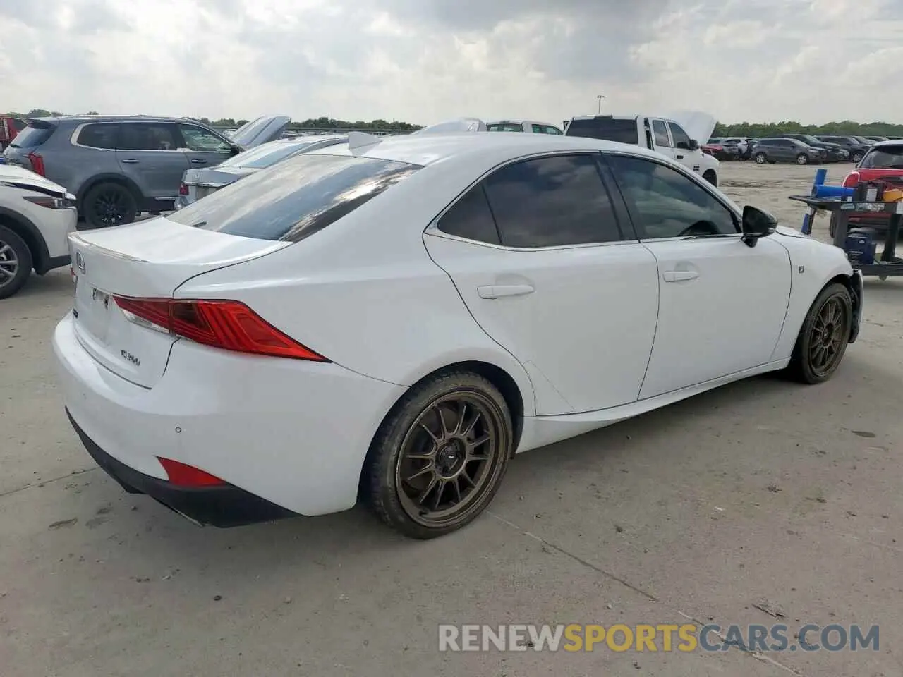 3 Photograph of a damaged car JTHBA1D20K5093050 LEXUS IS 2019