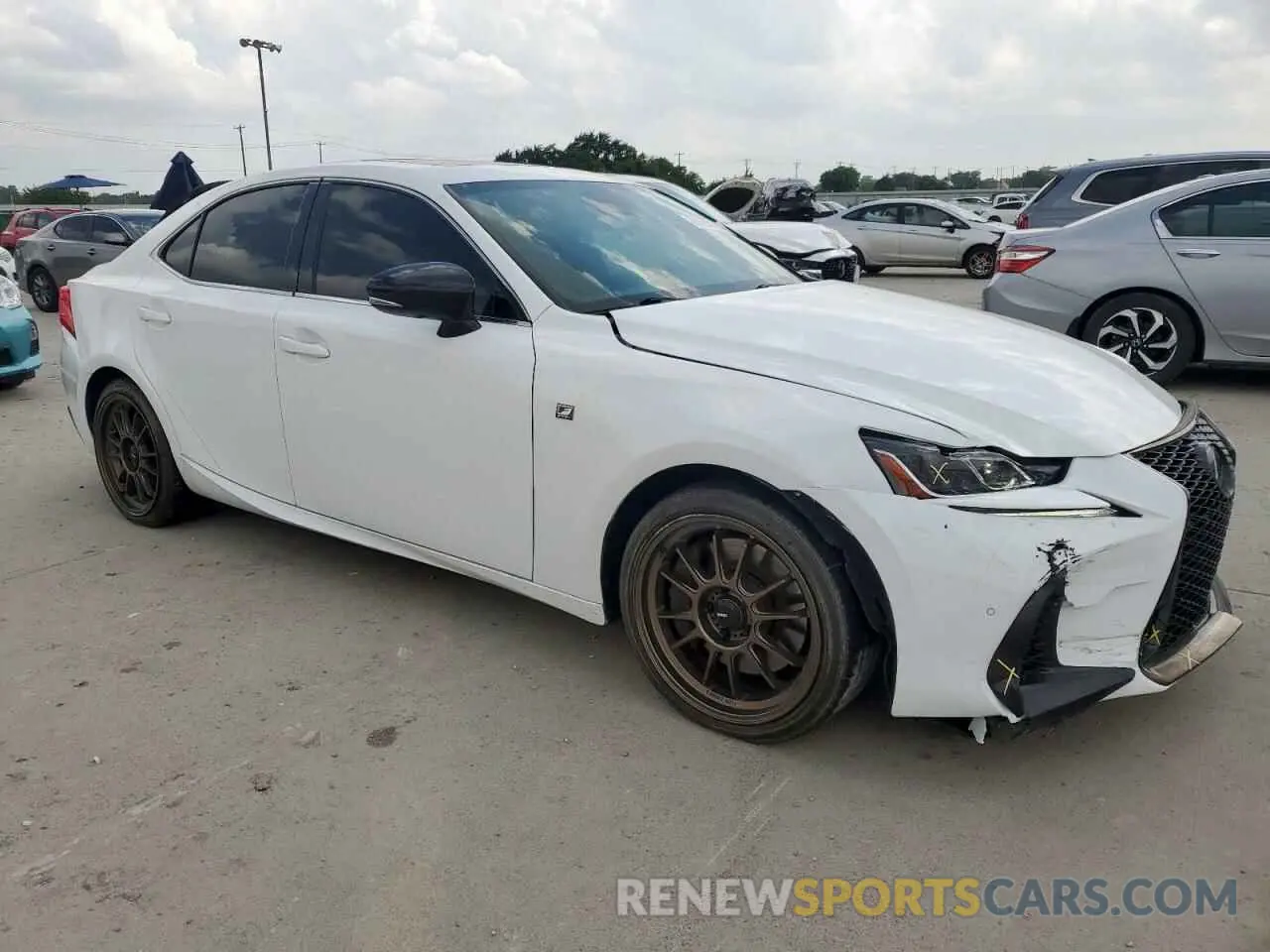 4 Photograph of a damaged car JTHBA1D20K5093050 LEXUS IS 2019