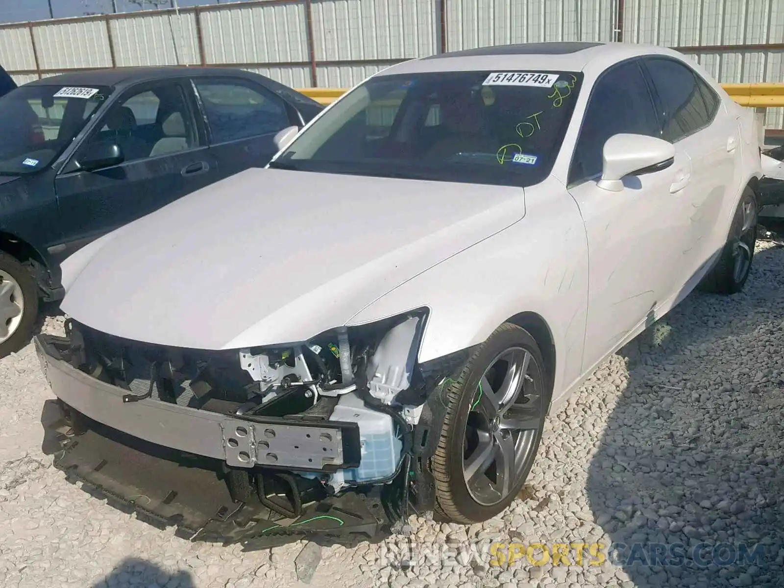 2 Photograph of a damaged car JTHBA1D20K5096028 LEXUS IS 2019