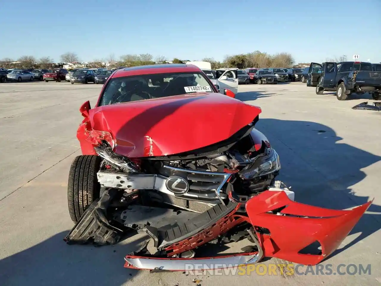 5 Photograph of a damaged car JTHBA1D20K5096434 LEXUS IS 2019