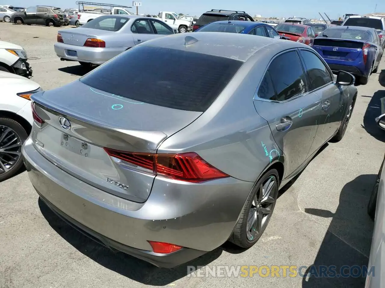 3 Photograph of a damaged car JTHBA1D20K5098555 LEXUS IS 2019