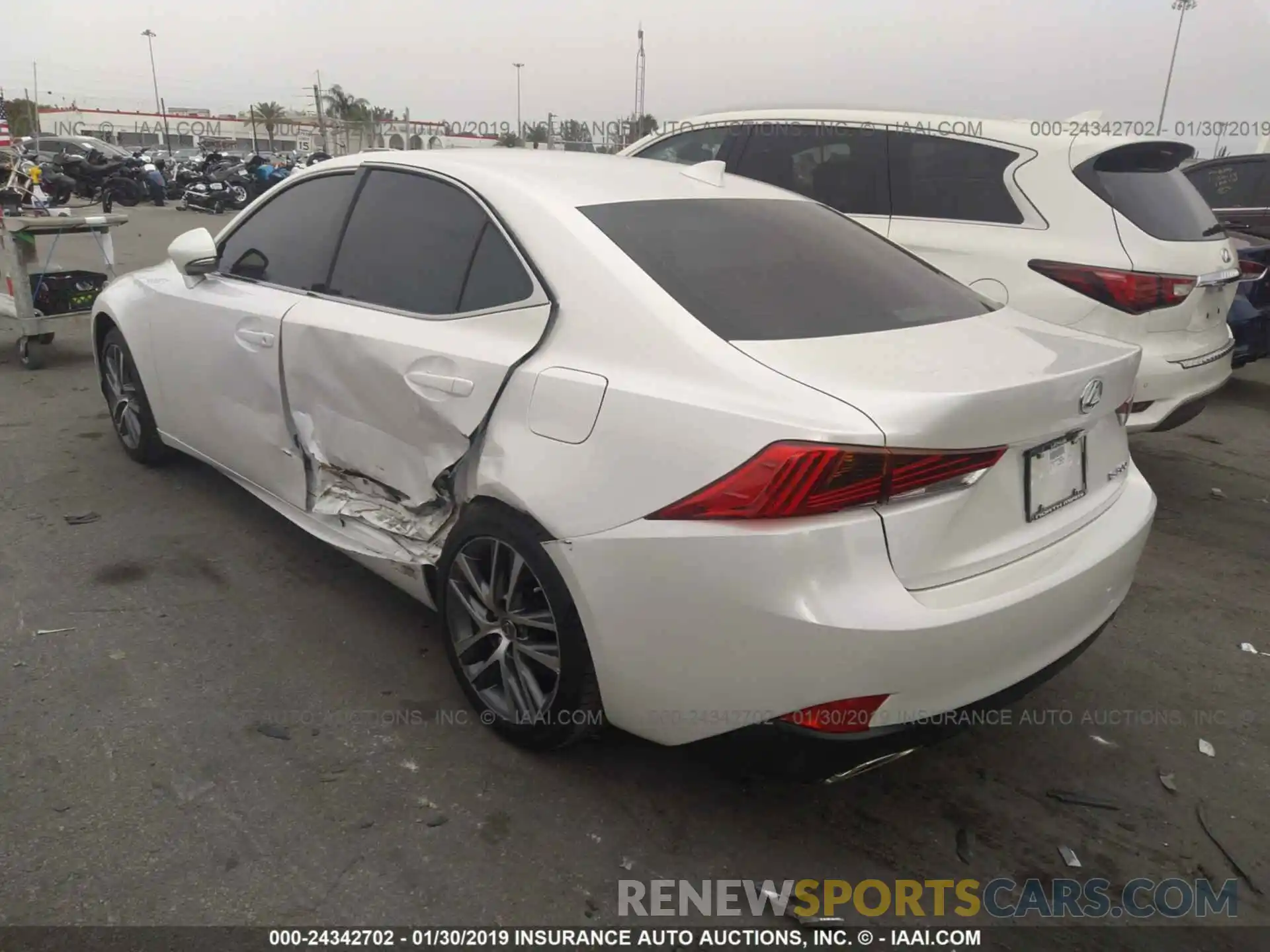 3 Photograph of a damaged car JTHBA1D21K5087158 LEXUS IS 2019