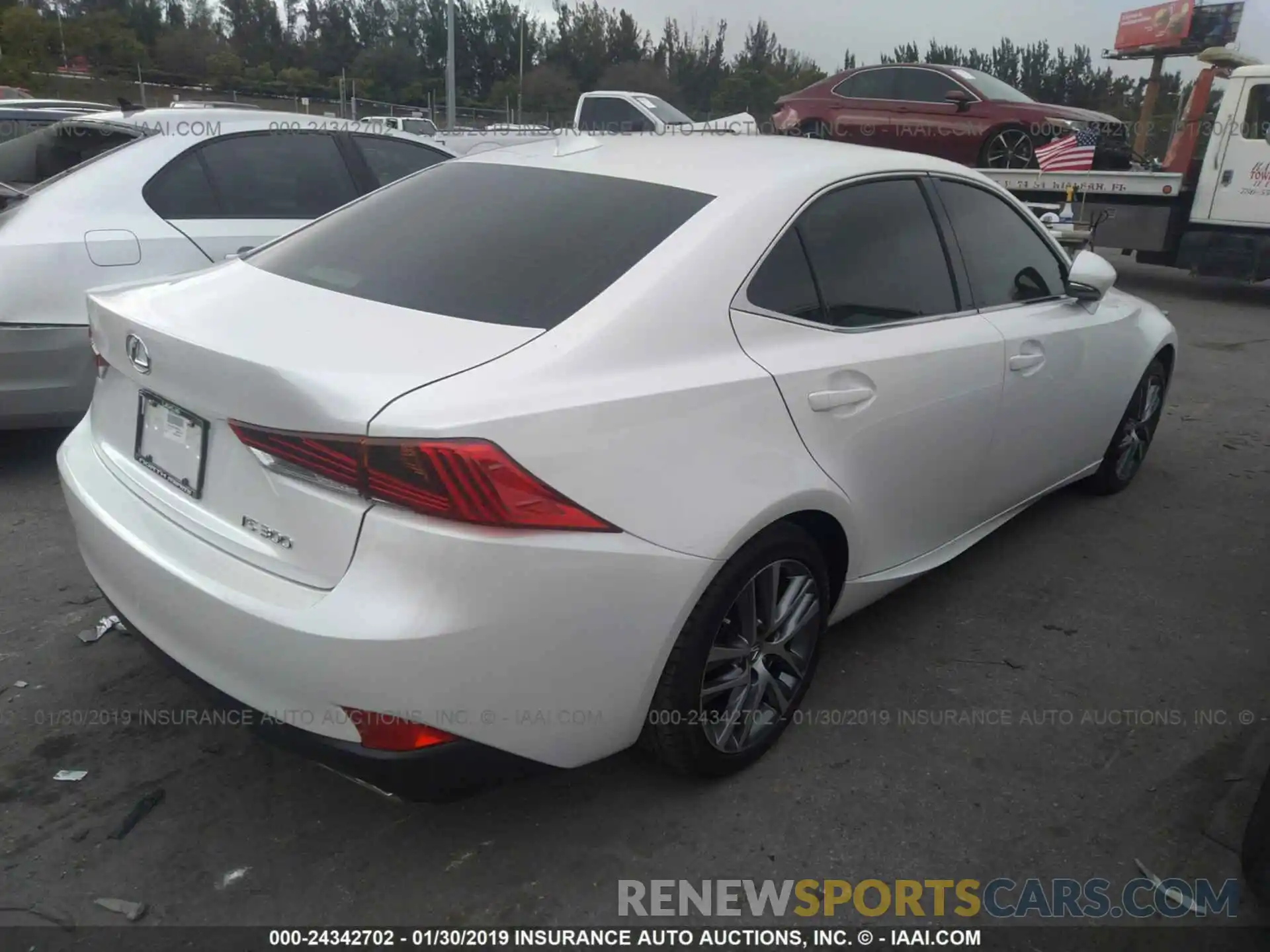 4 Photograph of a damaged car JTHBA1D21K5087158 LEXUS IS 2019