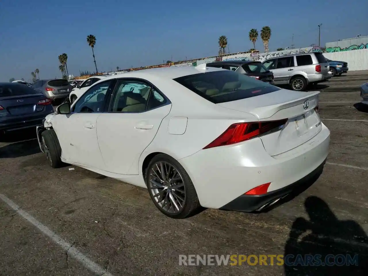 2 Photograph of a damaged car JTHBA1D21K5087497 LEXUS IS 2019