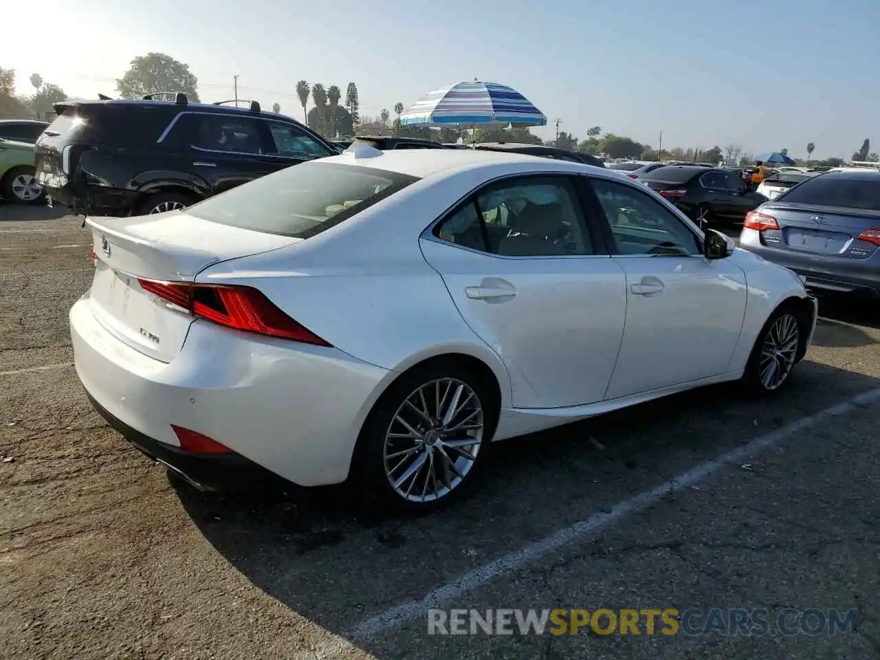 3 Photograph of a damaged car JTHBA1D21K5087497 LEXUS IS 2019