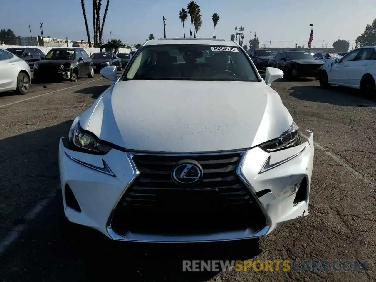 5 Photograph of a damaged car JTHBA1D21K5087497 LEXUS IS 2019