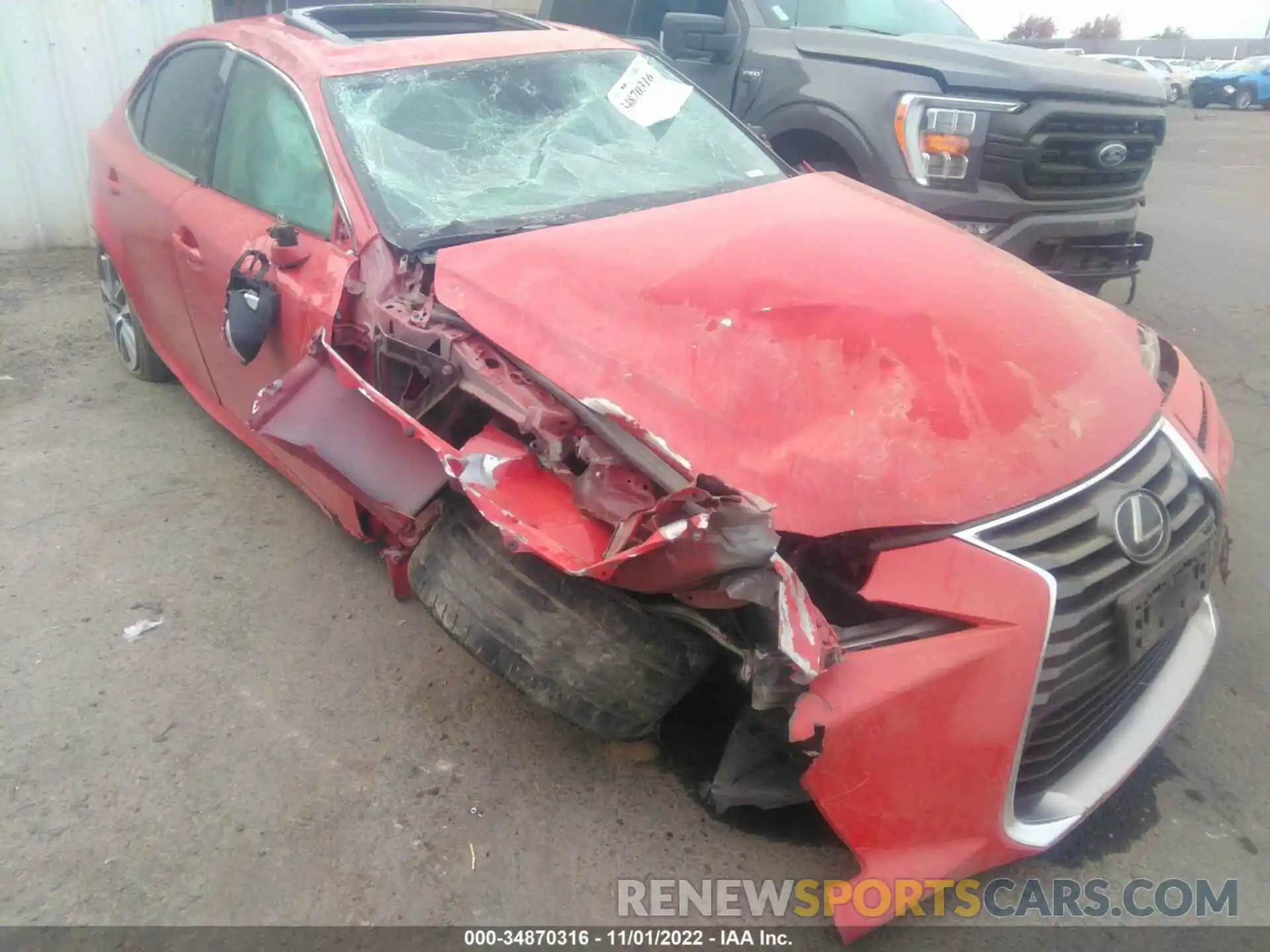 6 Photograph of a damaged car JTHBA1D21K5091291 LEXUS IS 2019